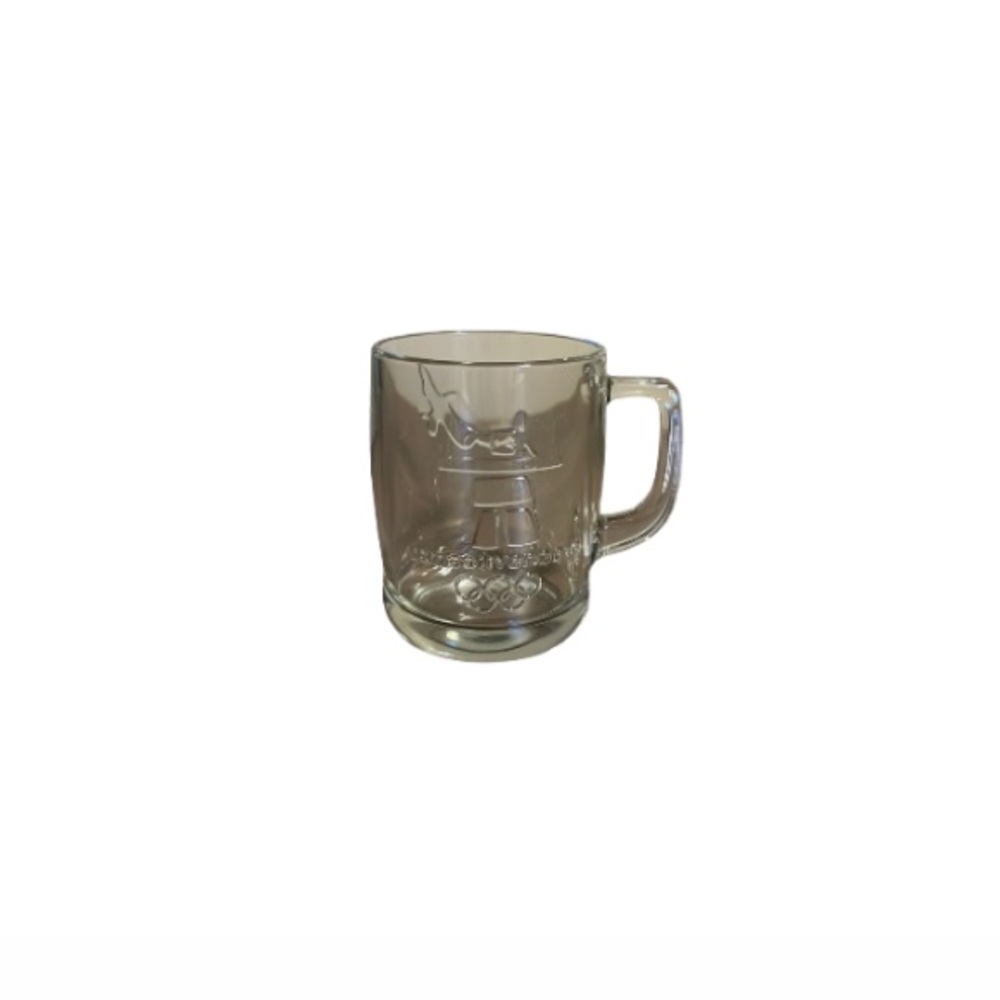 2010 Vancouver Olympics Clear Glass Collectible Mug